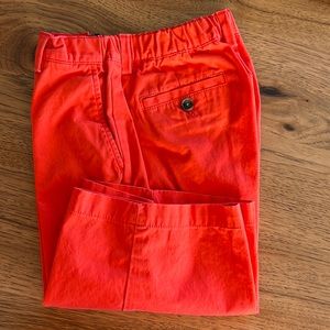 Brooks Brothers Boys Shorts.  Orange. Sz 12. Like new